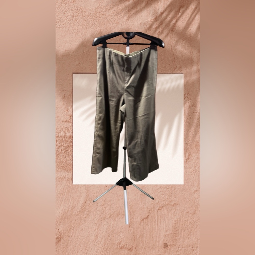 Spanx Wide Leg Olive Pants